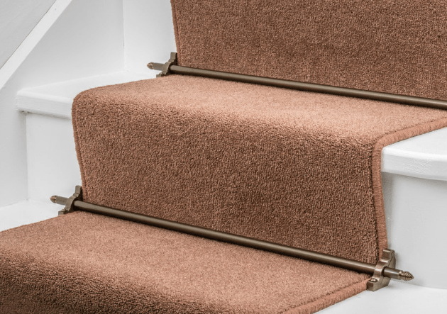 Stair rods from the fitted carpet company- How to measure stairs for carpet