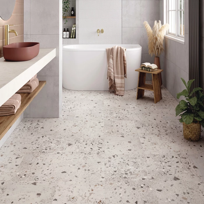 luxury vinyl flooring bathroom