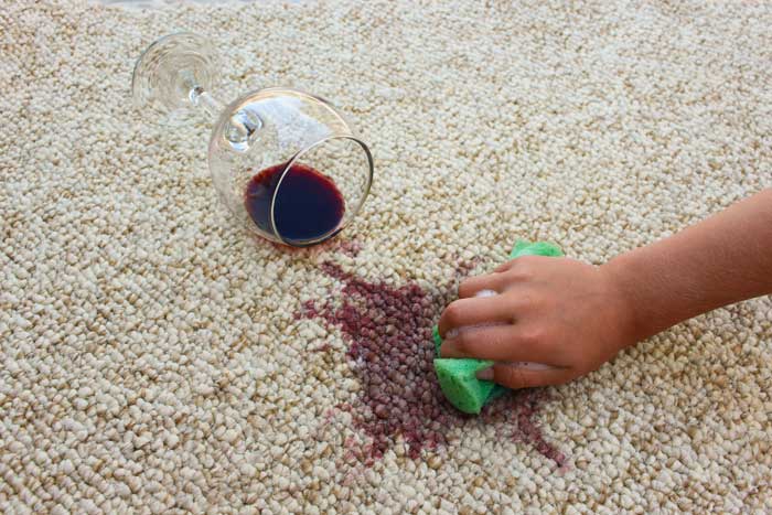 wine carpet stains kent